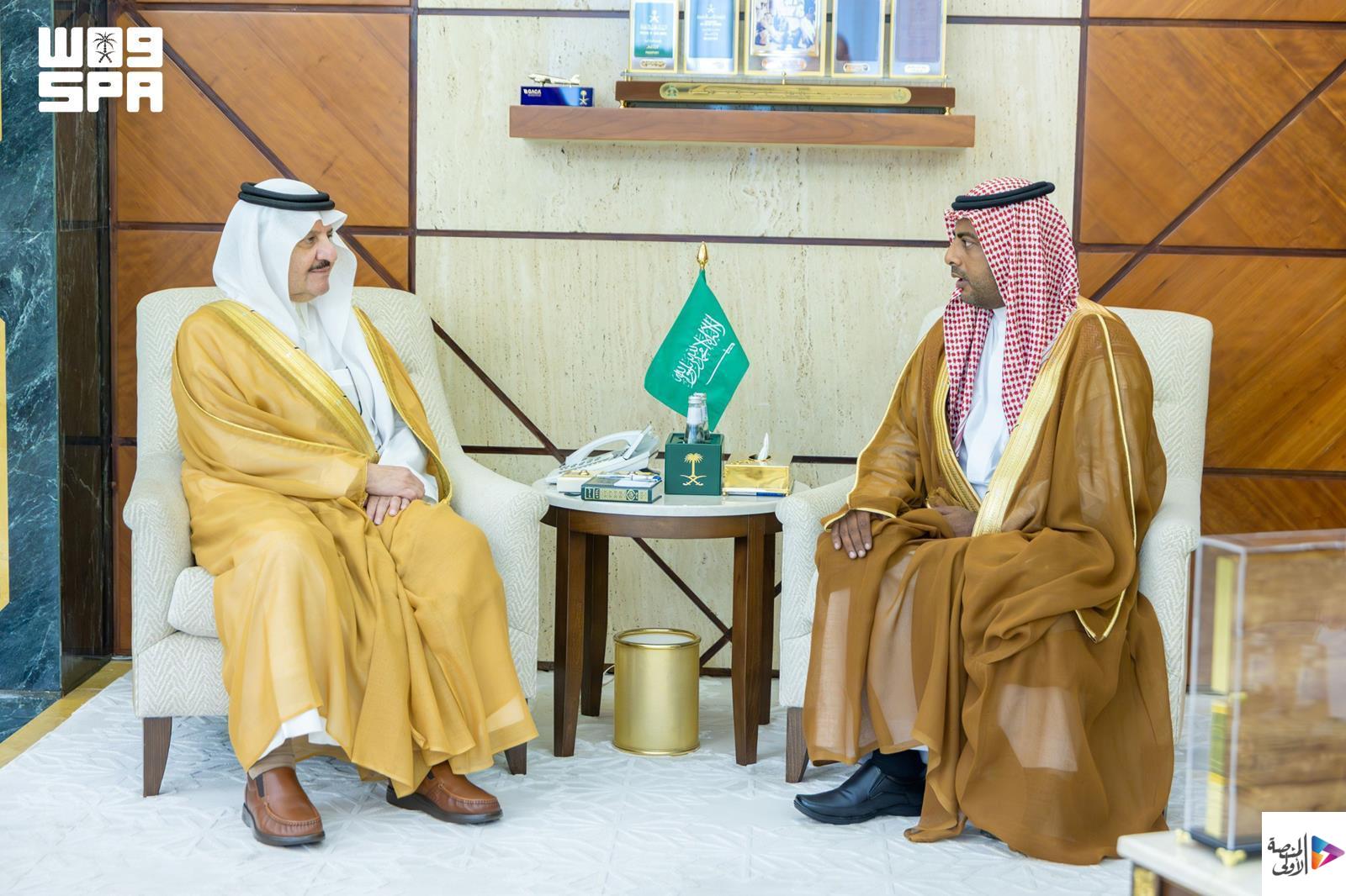 سمو أمير الشرقية يستقبل رئيس جمعية رؤية لتنمية القدرات البشرية